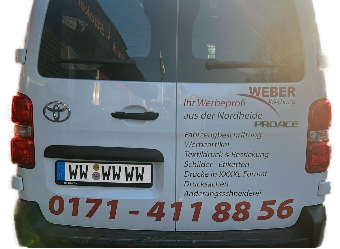 Fahrzeugbeschriftung